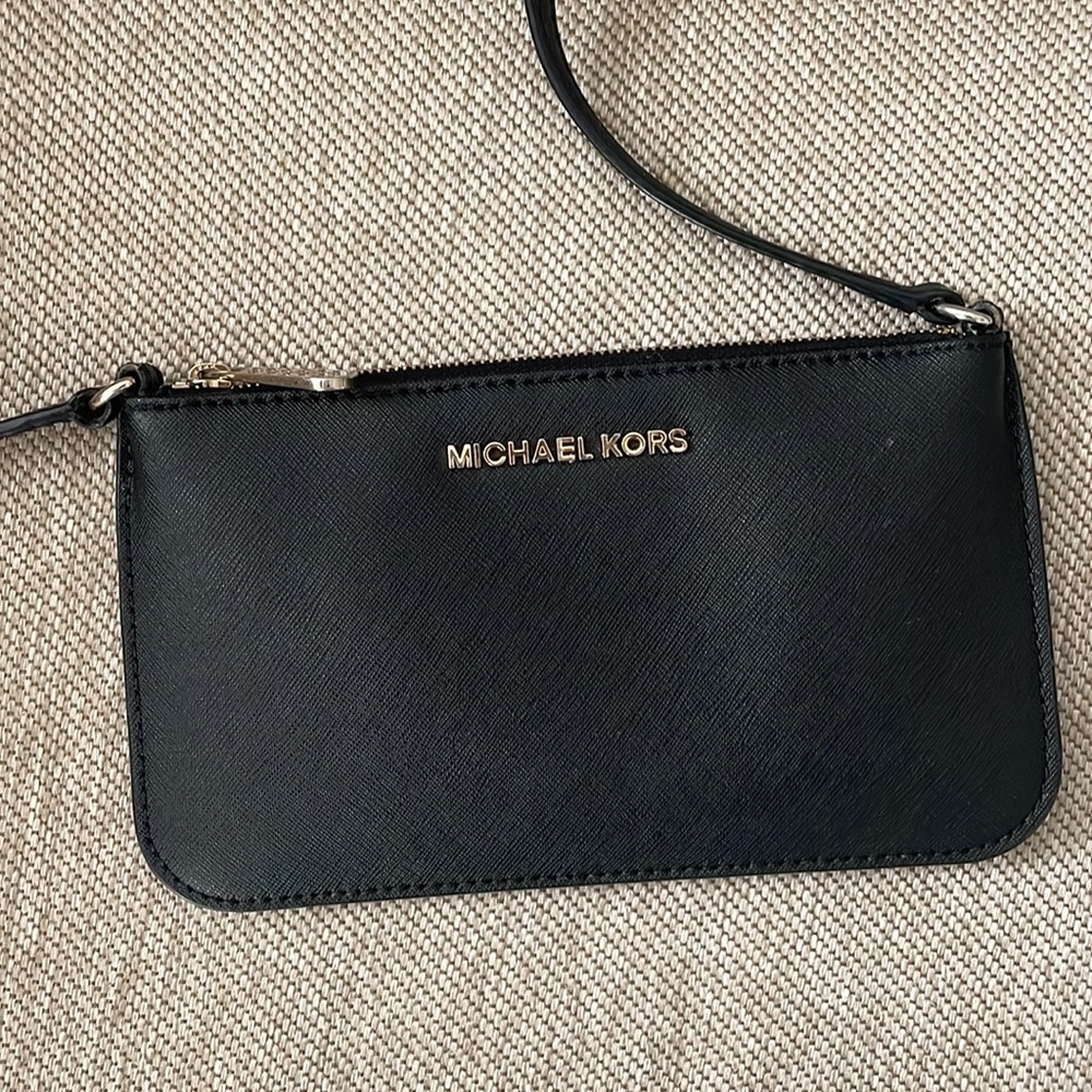 Michael Kors black crossbody bag